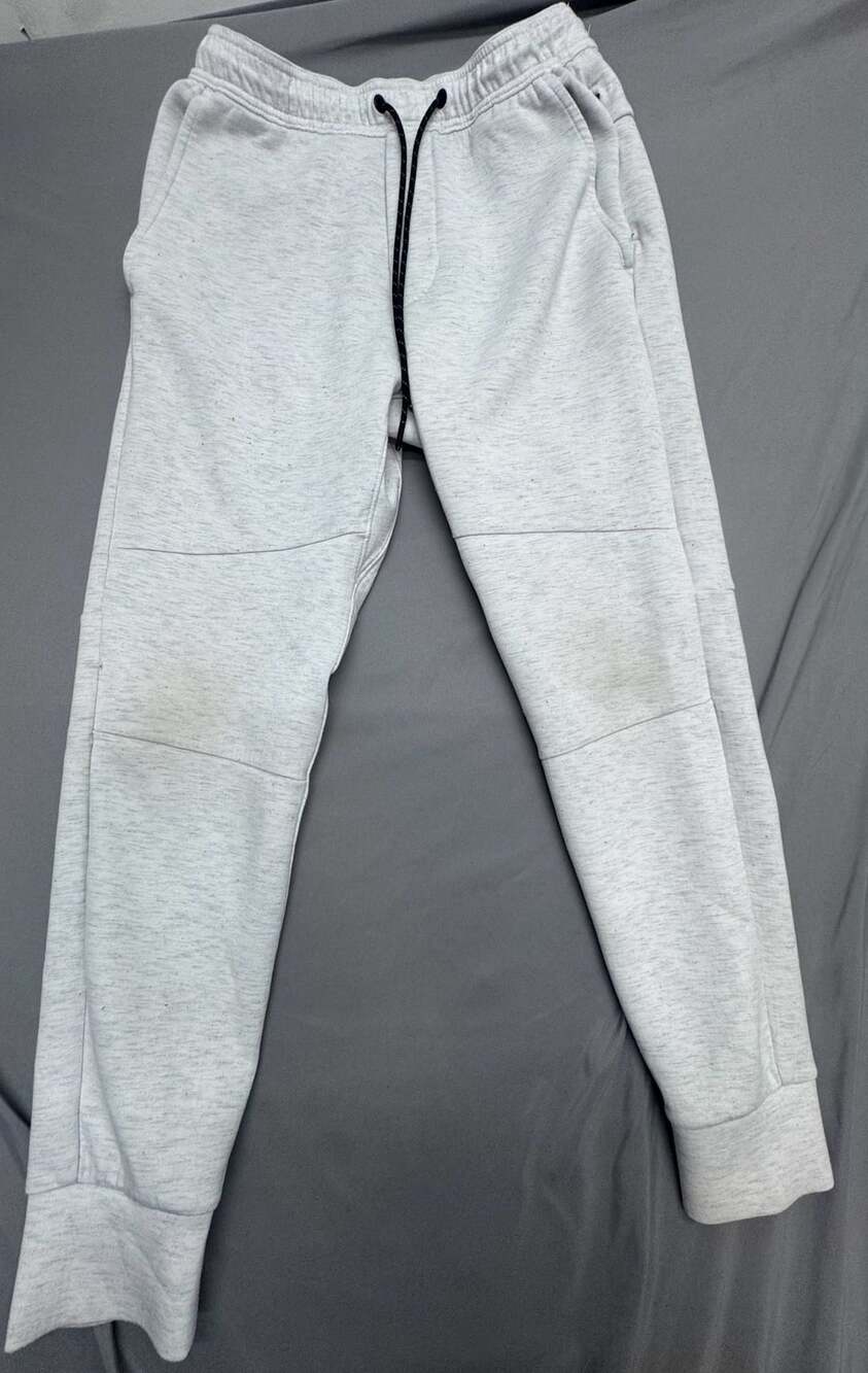 American Eagle Jogger Sweatpants Size S Gray Heathered Fleece